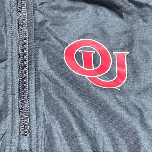Gen2 University of Oklahoma rain quarter zip gray NWT Large 14/16 kids - Picture 3 of 5